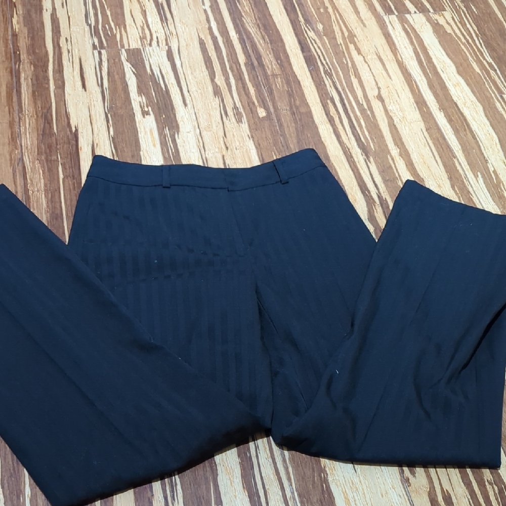 LAST CHANCE-MAKE OFFER Isabella DeMarco Tuxedo Satin Striped Black Pants